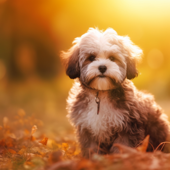 Shih Poo with Short Hair